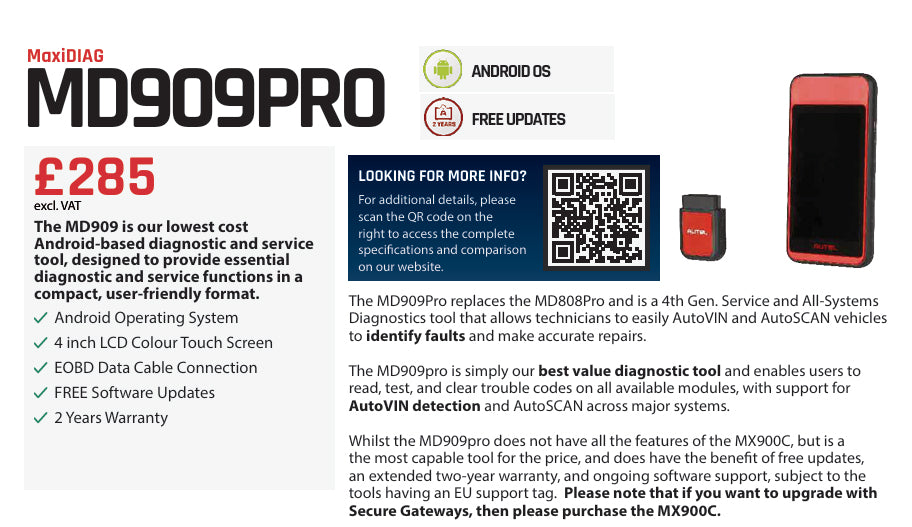 Autel - MaxiDIAG MD909Pro